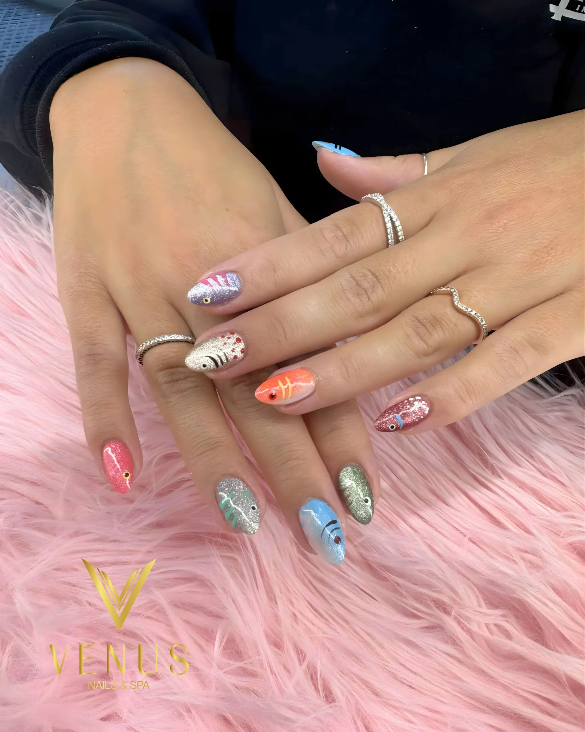 Nail art by Venus Nails & Spa