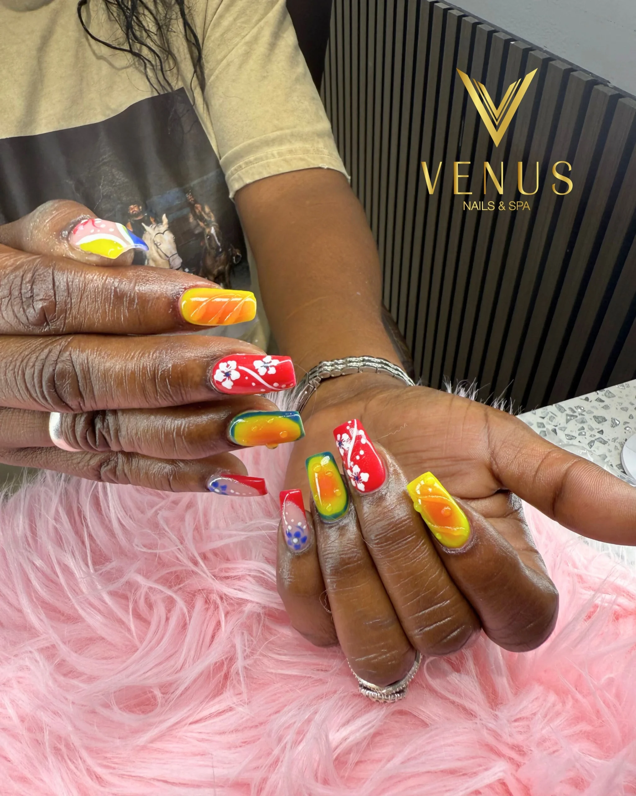Nail art by Venus Nails & Spa