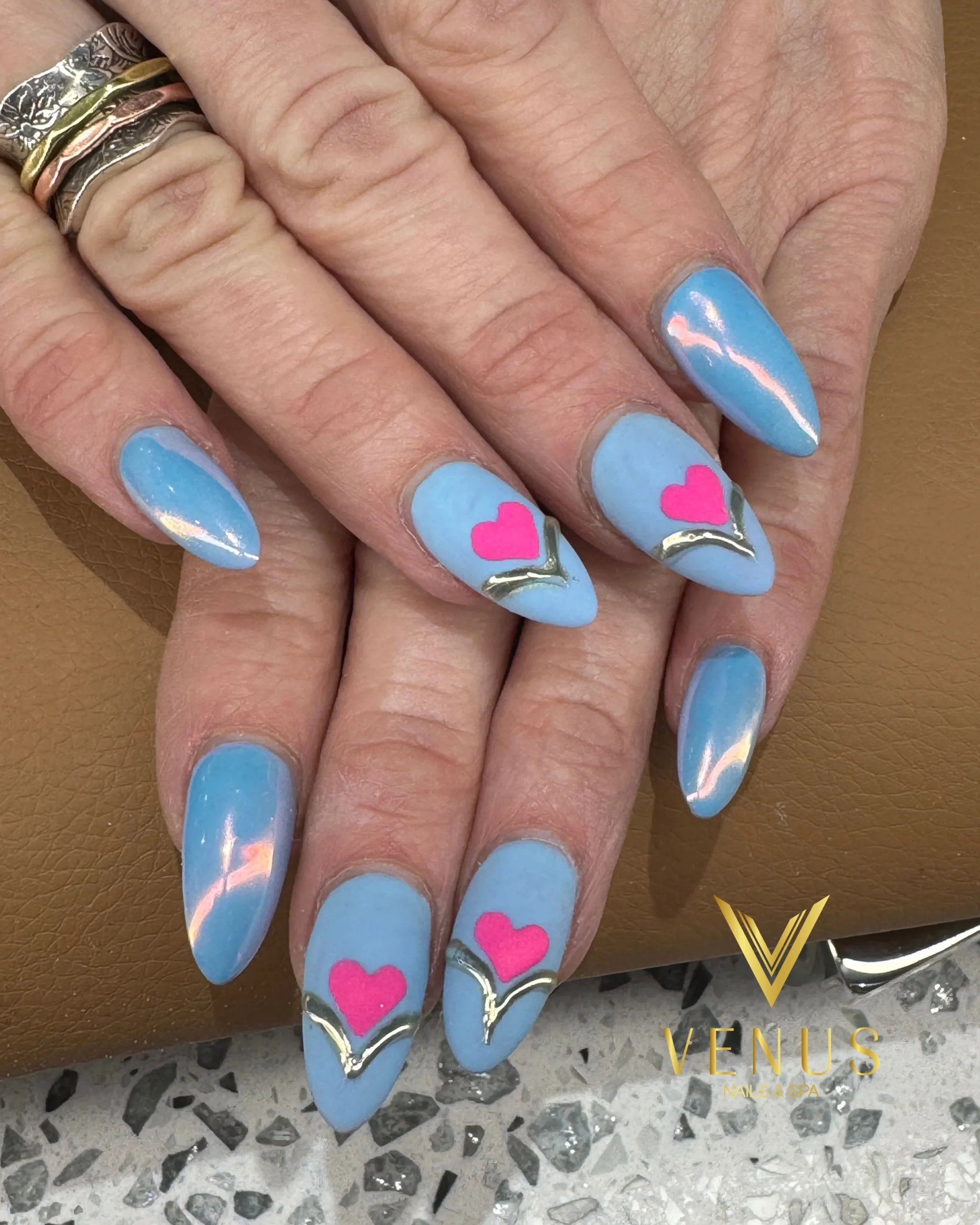 Nail art by Venus Nails & Spa
